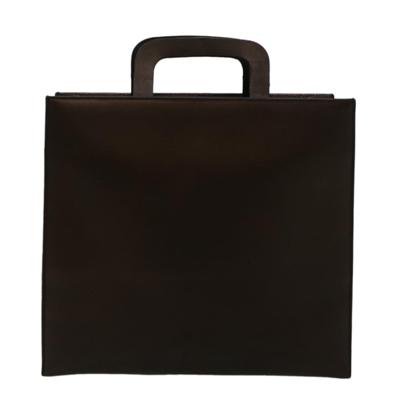 GUCCI Hand Bag Leather 2way Brown 001 2058 1853 6 Auth ac2382 - Picture 2 of 16